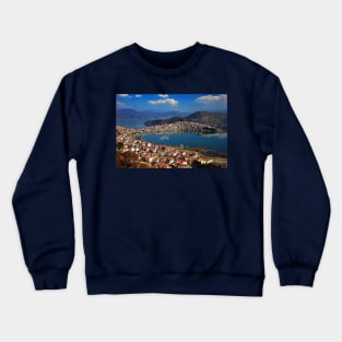 Kastoria & Orestiada lake - Macedonia, Greece Crewneck Sweatshirt